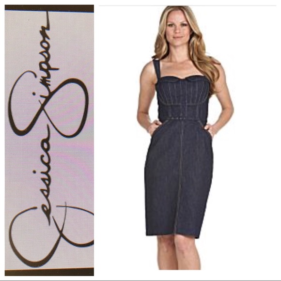 jessica simpson denim dress